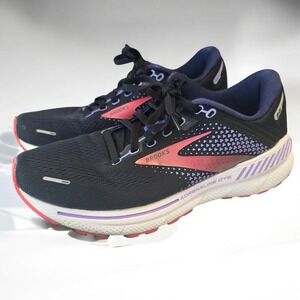 Brooks Adrenaline GTS 22 Women's Running Shoes Black Purple Coral Size 8‎